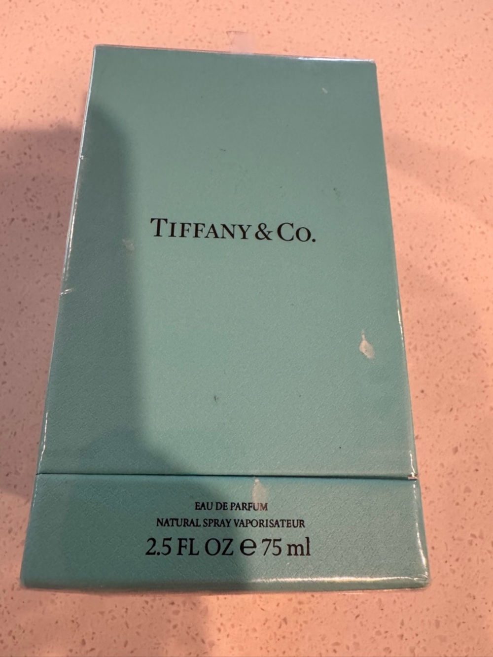Tiffany & Co. Light Blue Box with Black Logo